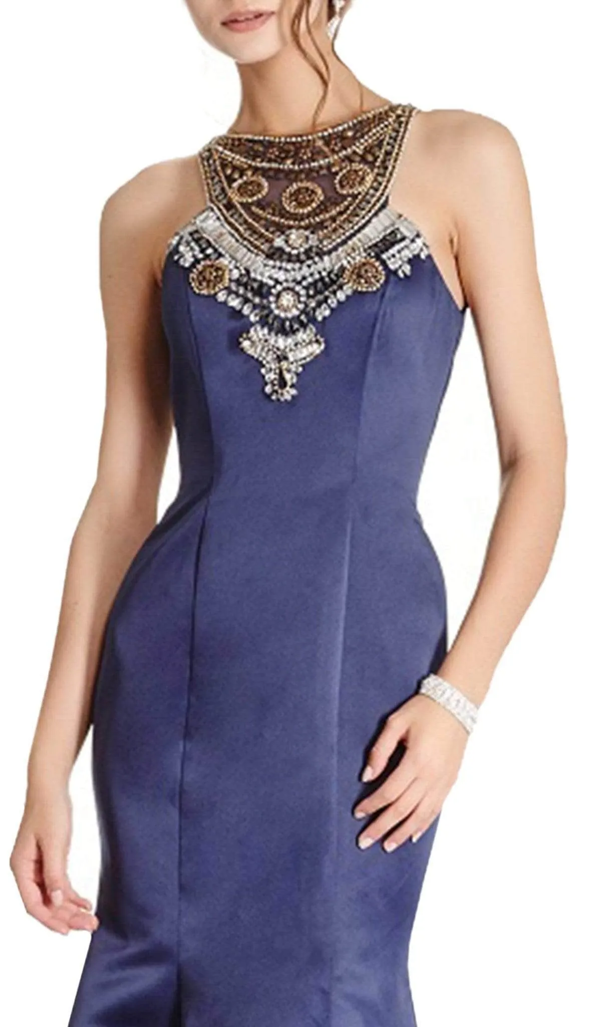 Aspeed Design - Sleeveless Halter Neck Gown