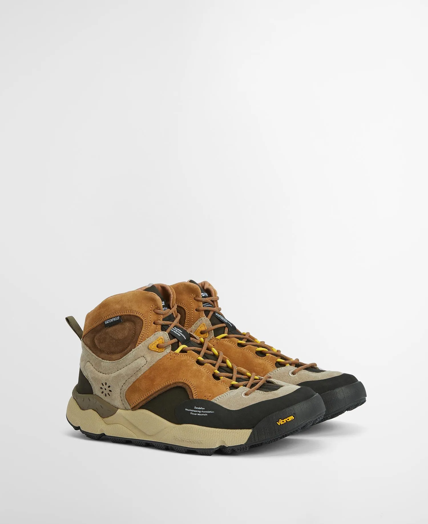  Barbour x Flower Mountain Back Country Uni Mid Trainers     