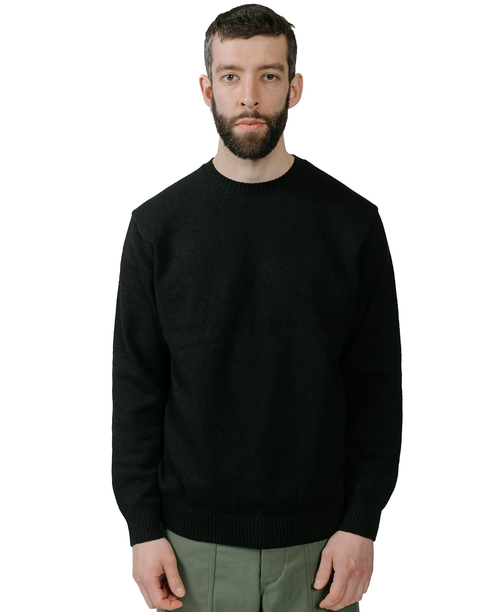 Beams Plus Crew Lily 7G Black