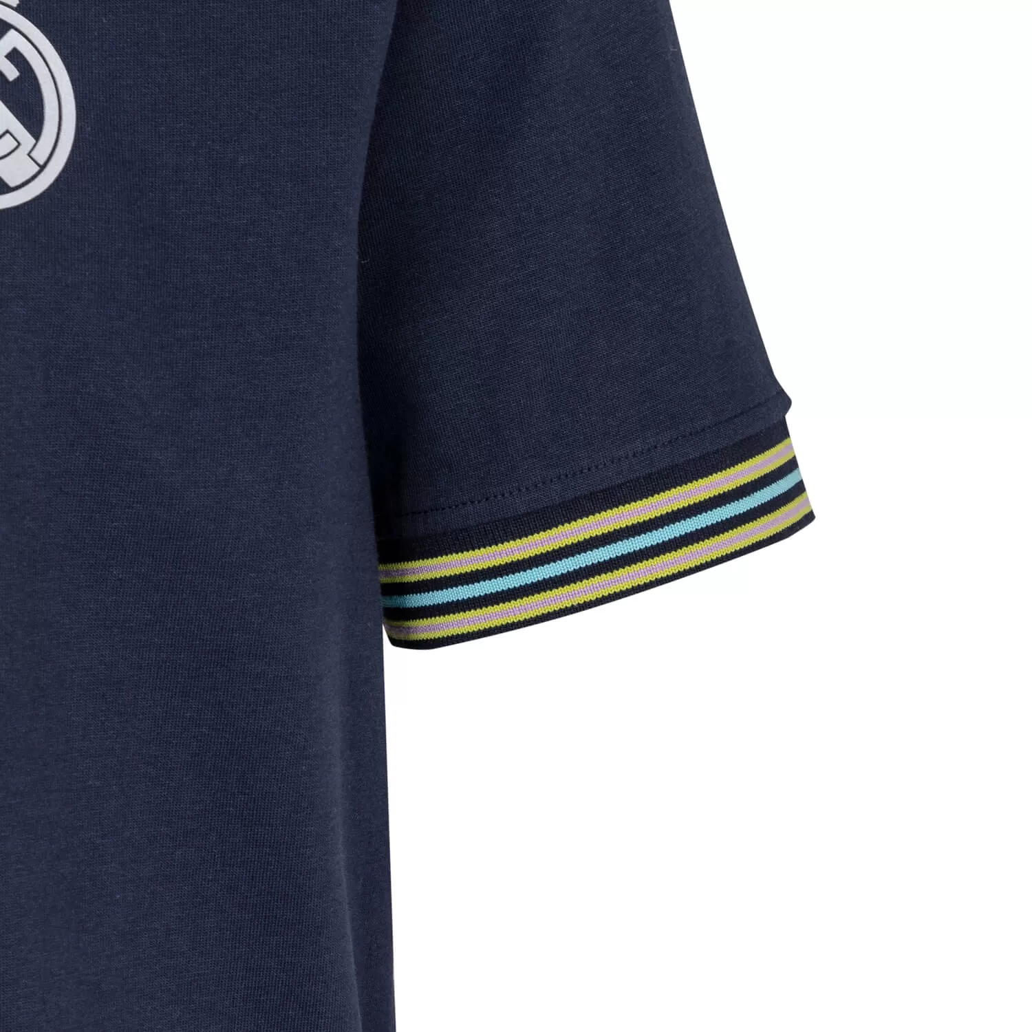 Bernabéu Neon Lights Polo Hombre talle en Cuello Azul