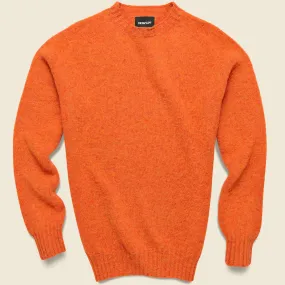 Birth Of The Cool Solid Wool Sweater - Tangerine Dream