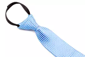 Boys Ties - Baby Blue Checkered