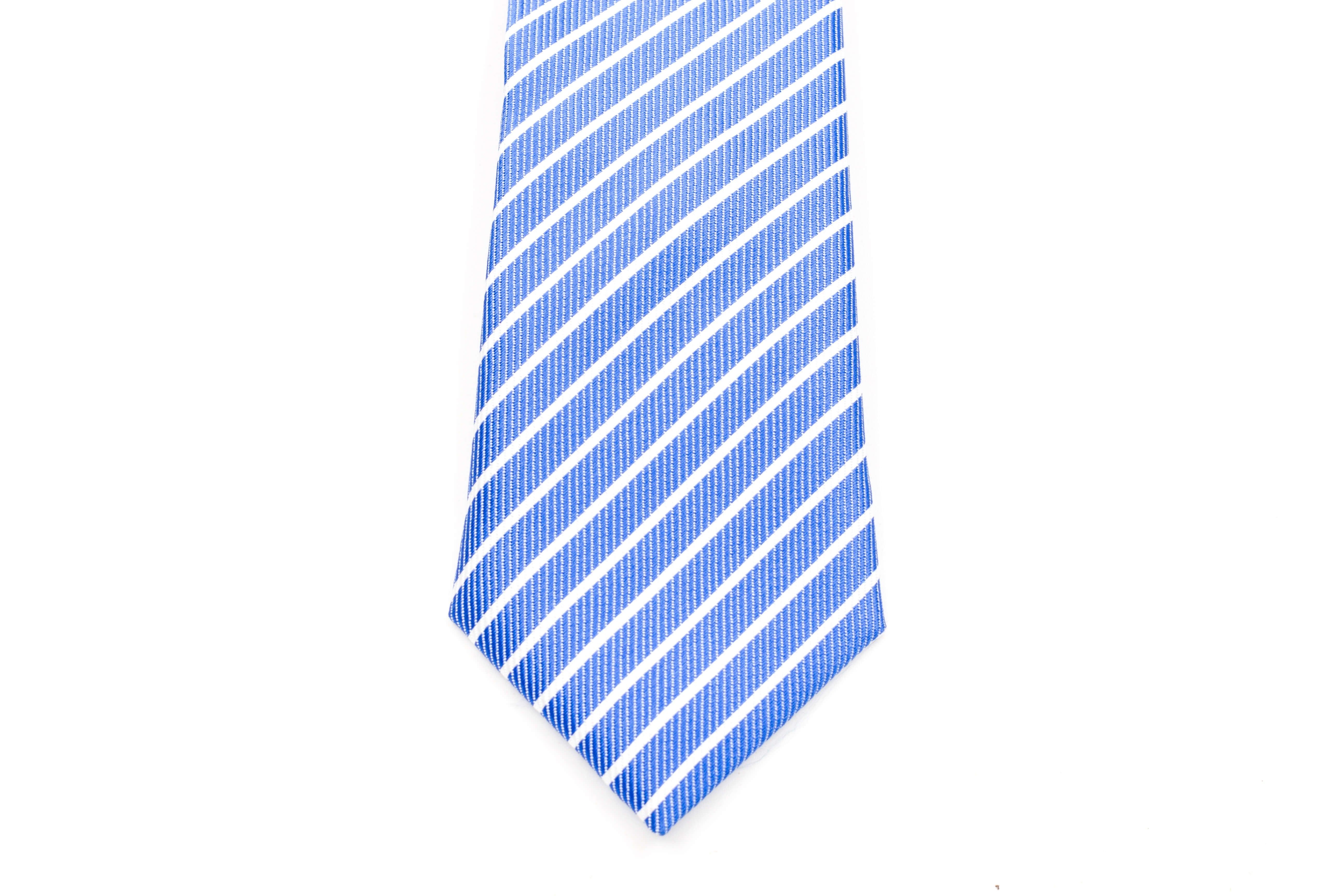 Boys Ties - Sky Blue Stripes