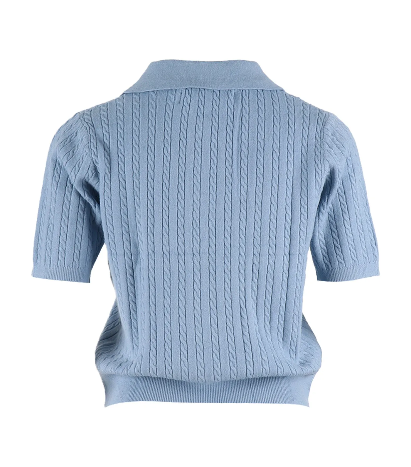 Brana Knitted Blouse Blue