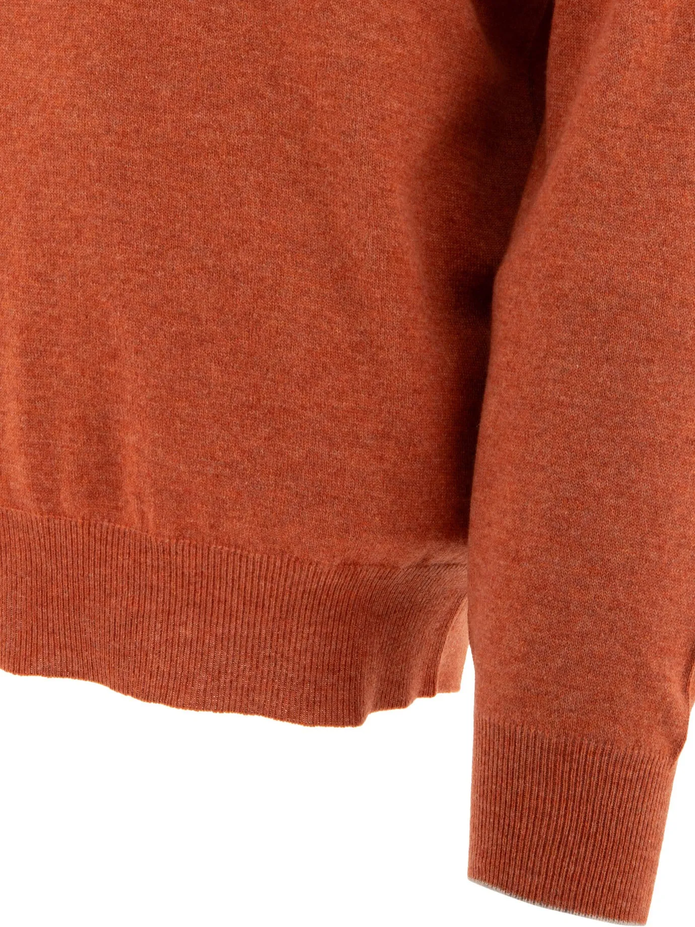 Cashmere Sweater Knitwear Orange