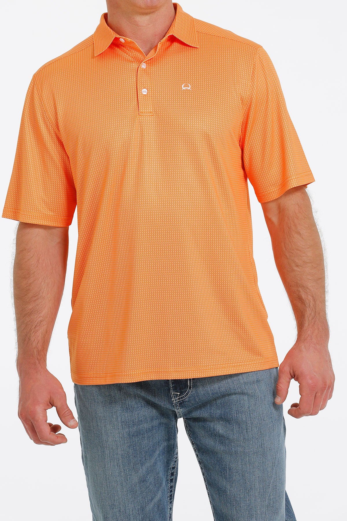 'Cinch' Men's Arenaflex Polo - Orange