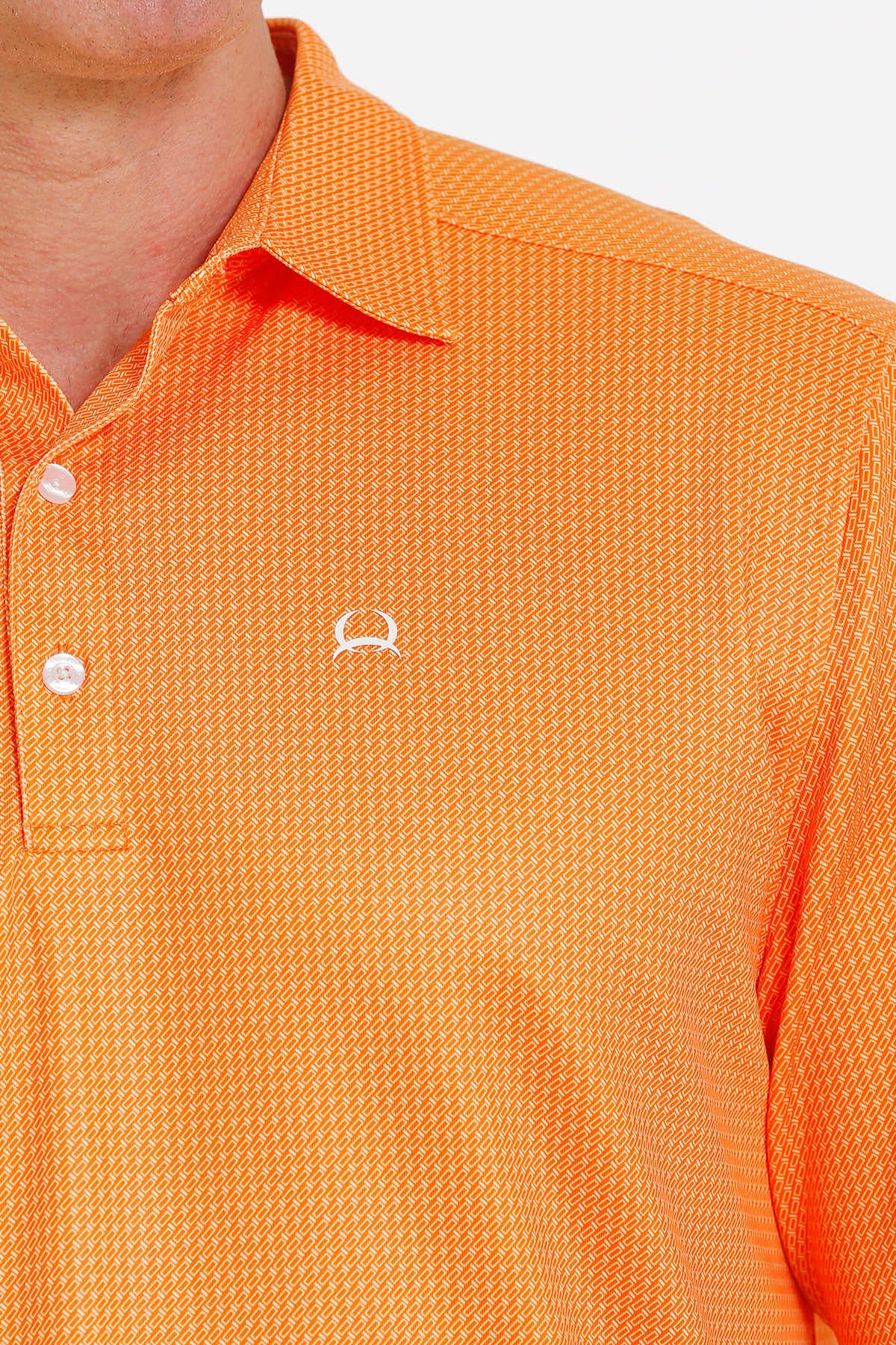 'Cinch' Men's Arenaflex Polo - Orange