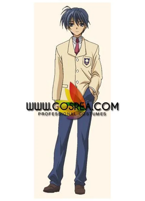 Clannad Tomoya Okazaki Cosplay Costume