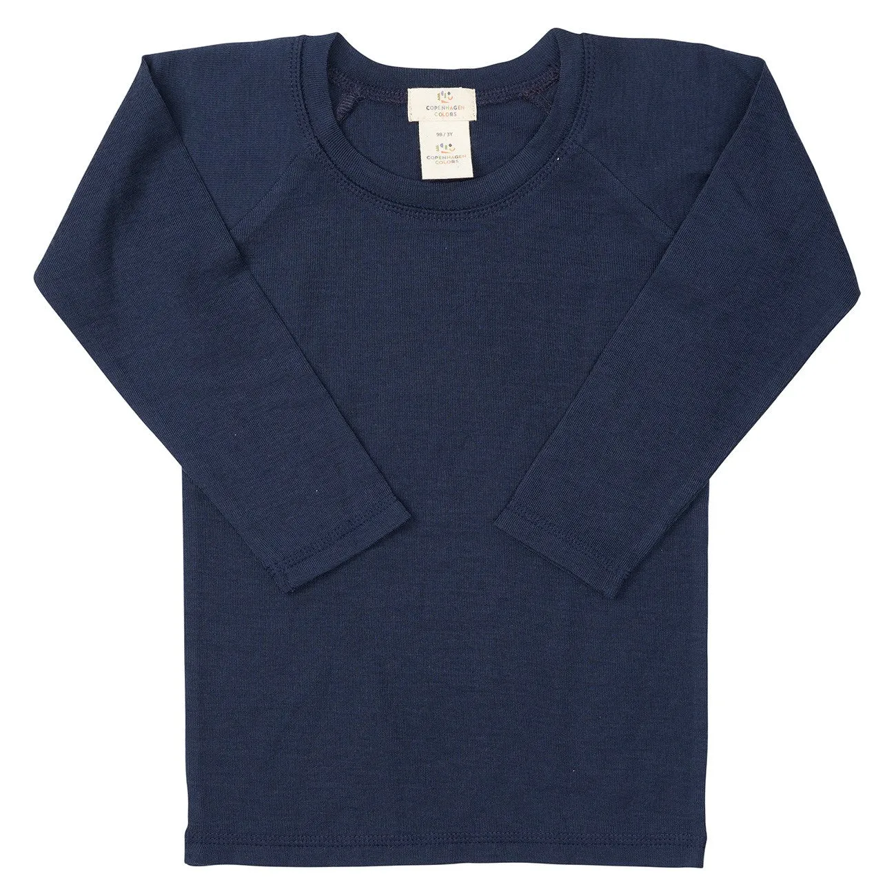 COPENHAGEN COLORS Navy Merino Light Knitted Blouse