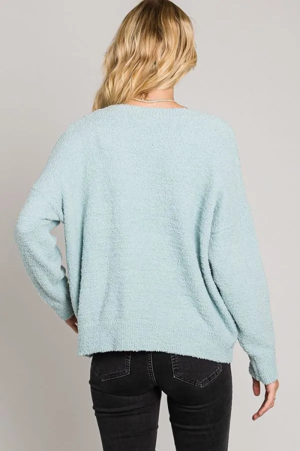 Cozy Cloud V-Neck Sweater