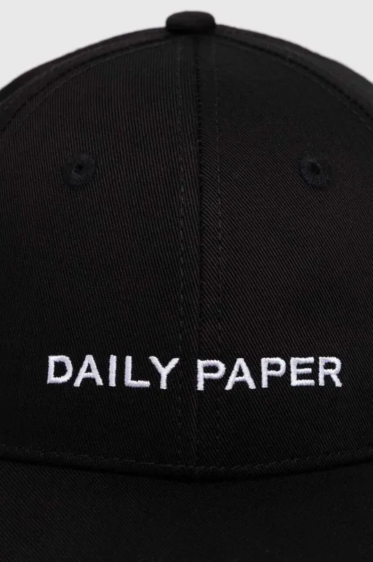 Daily Paper cotton baseball cap Ecap 3 black color 2111051