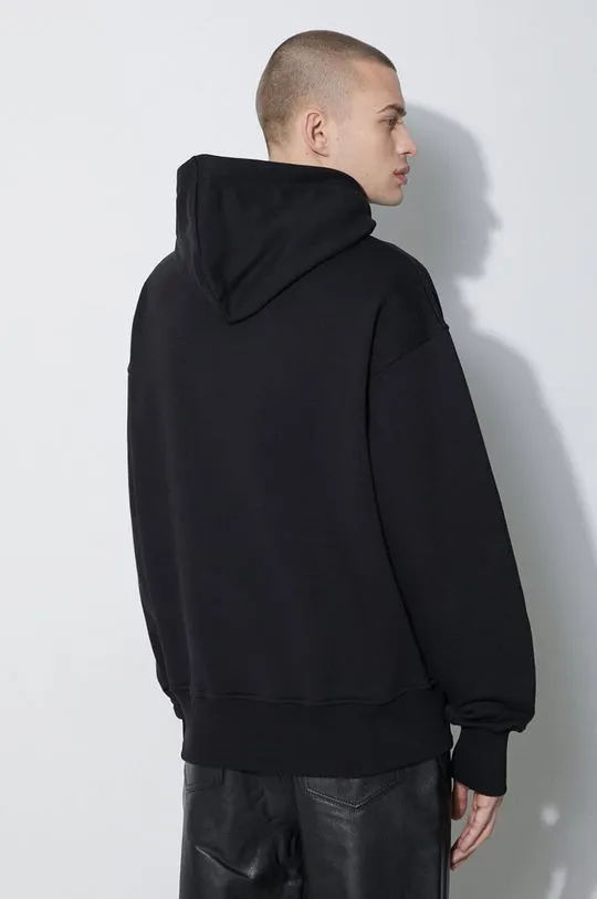 Daily Paper cotton sweatshirt Elevin Hoodie men's black color 2321214