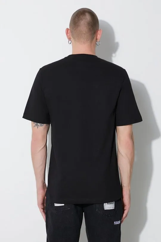 Daily Paper cotton t-shirt Circle Tee men’s black color 1000111