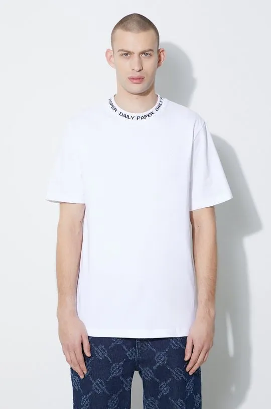 Daily Paper cotton t-shirt Erib Tee men’s white color 2109142