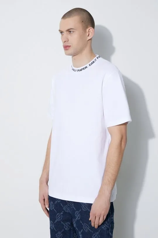 Daily Paper cotton t-shirt Erib Tee men’s white color 2109142