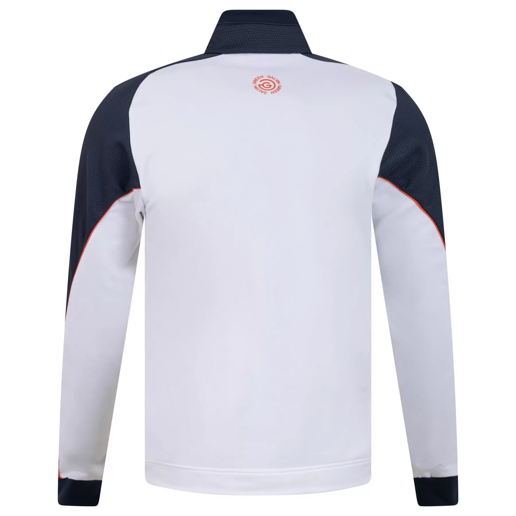 Daxton Insula Half Zip Mid Layer White/Navy/Orange - AW23