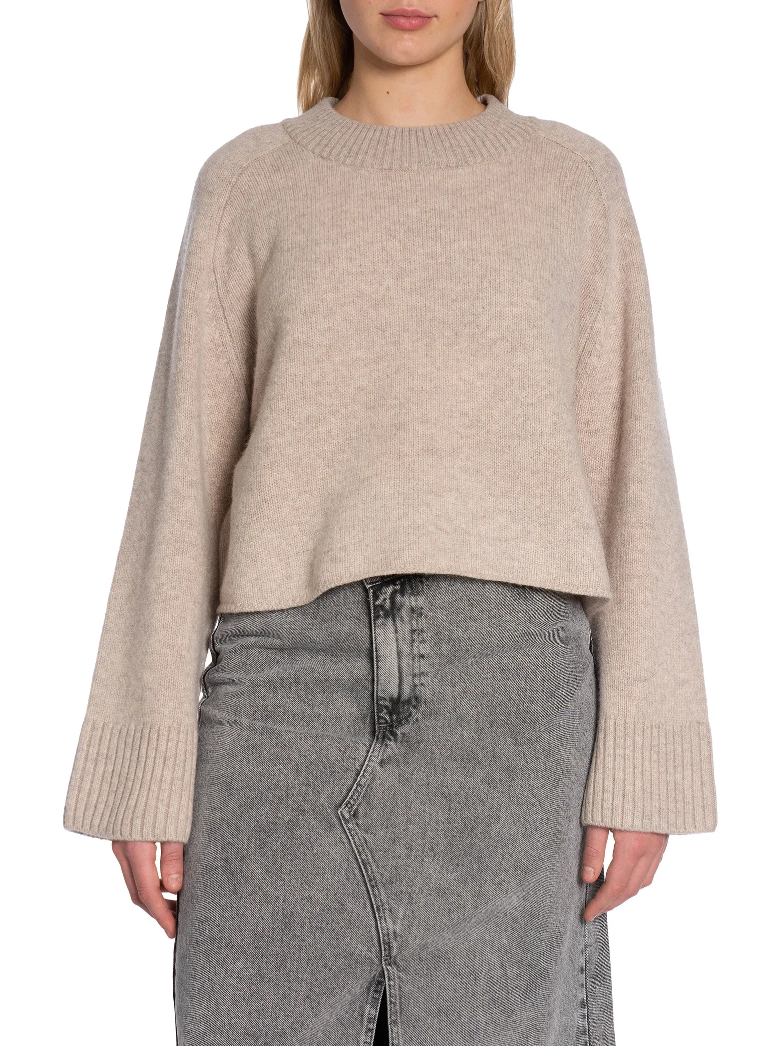 DAY SWEATER THEO BEIGE MELANGE