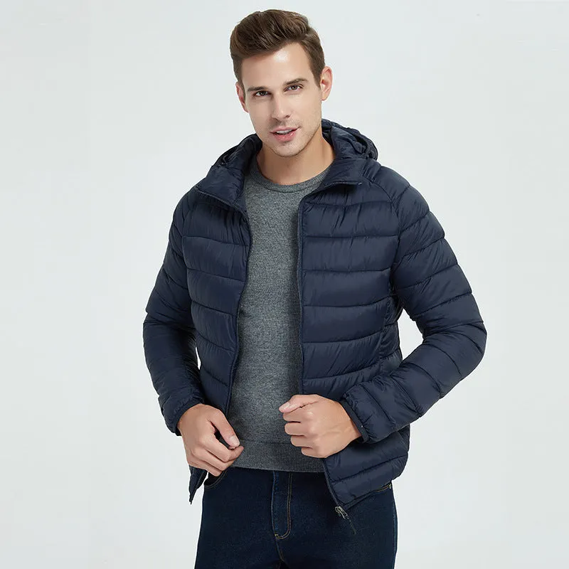 Down padded jacket men's