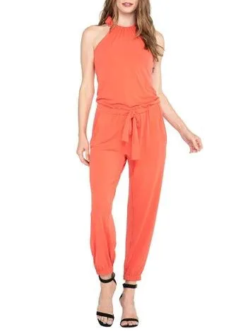 Eva Varro Neck Tie Jumpsuit