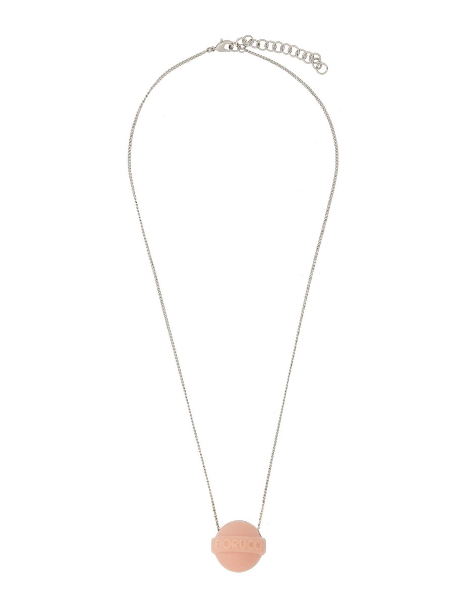 FIORUCCI    NECKLACE WITH THIN CHAIN WITH RESIN LOLLIPOP