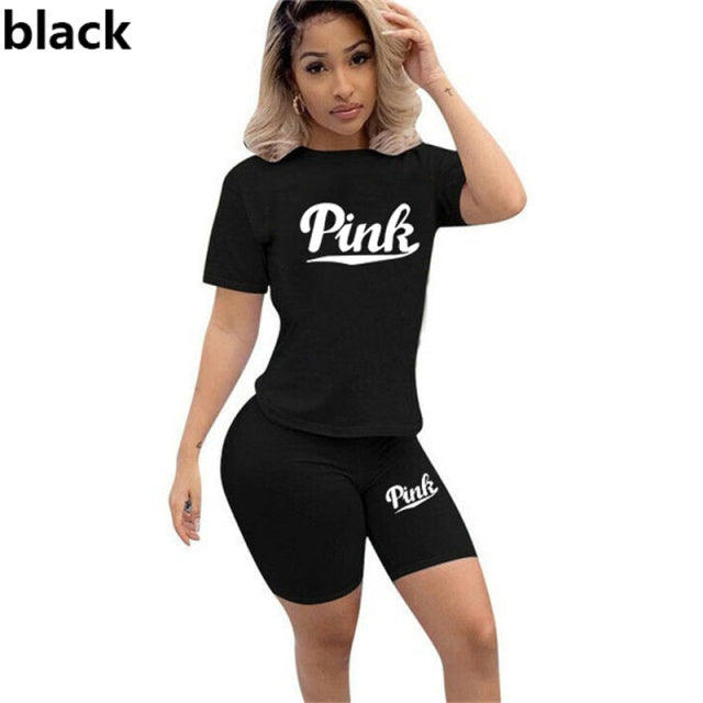 Fitness Tracksuits with Shorts and Top Blouse Outfits Sweatshirt Female 4X