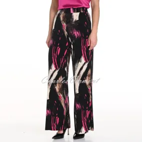 Frank Lyman Brush Stroke Print Trouser - Style 243121