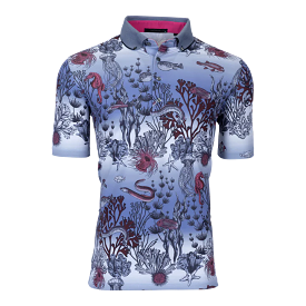 GREYSON Poison Coral Polo