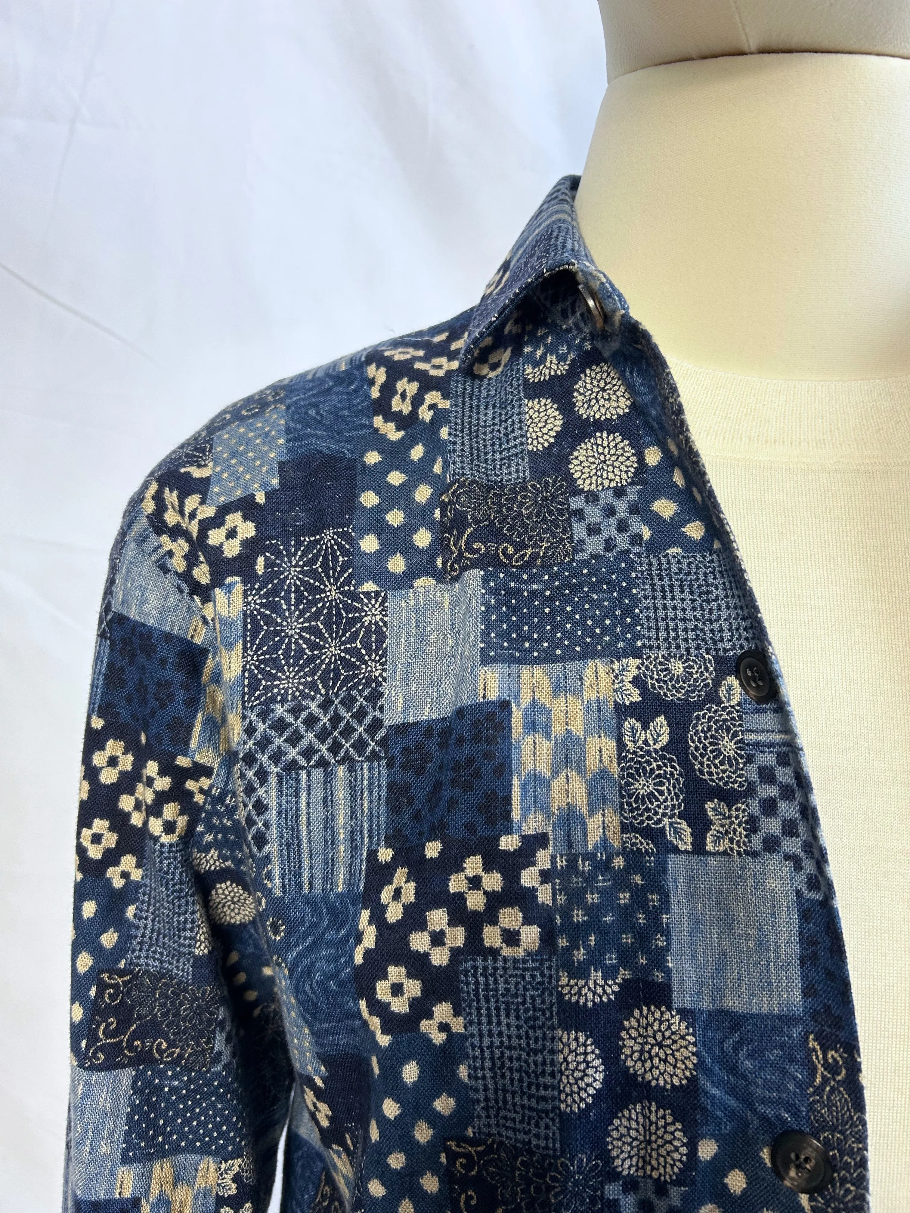 KIMI indigo patch print 3228