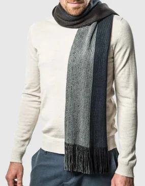 King Striped Knit Scarf