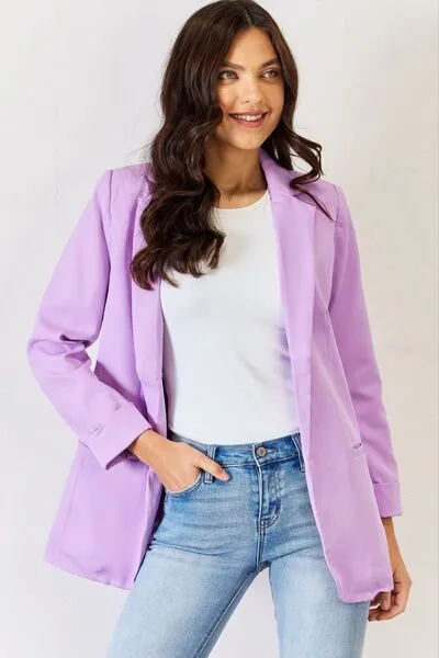 Lavender Long Sleeve Blazer