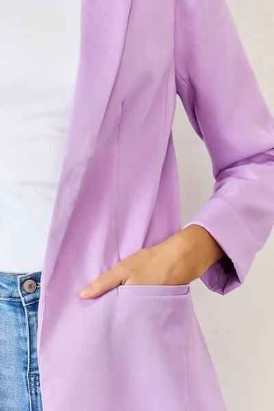 Lavender Long Sleeve Blazer