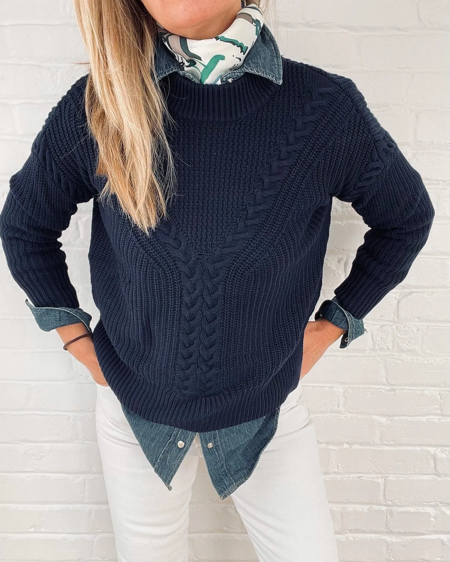 Lele de Baltzac Kokino Sweater (Navy)