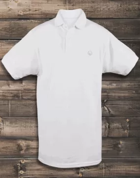 Limited Availablity: Men's Cotton White Gold Polo USA Made by Homegrown Cotton