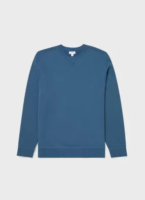 Men's Loopback Sweatshirt in Steel Blue