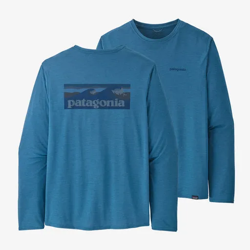 Men's Patagonia Capilene Cool Daily Graphic Long-Sleeve Shirt