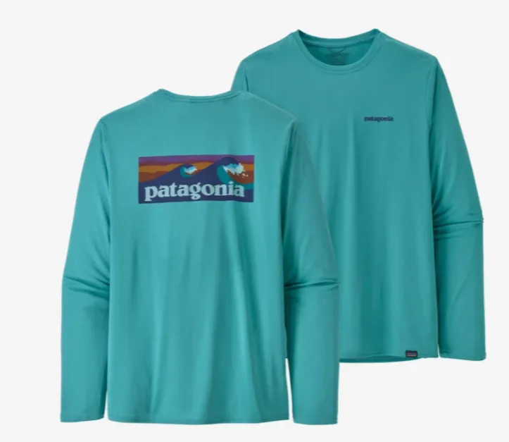 Men's Patagonia Capilene Cool Daily Graphic Long-Sleeve Shirt