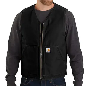 Men's Washed Duck Sherpa Lined Vest - 104394