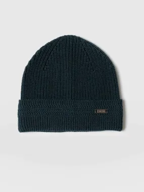 Merino Beanie - Petrol