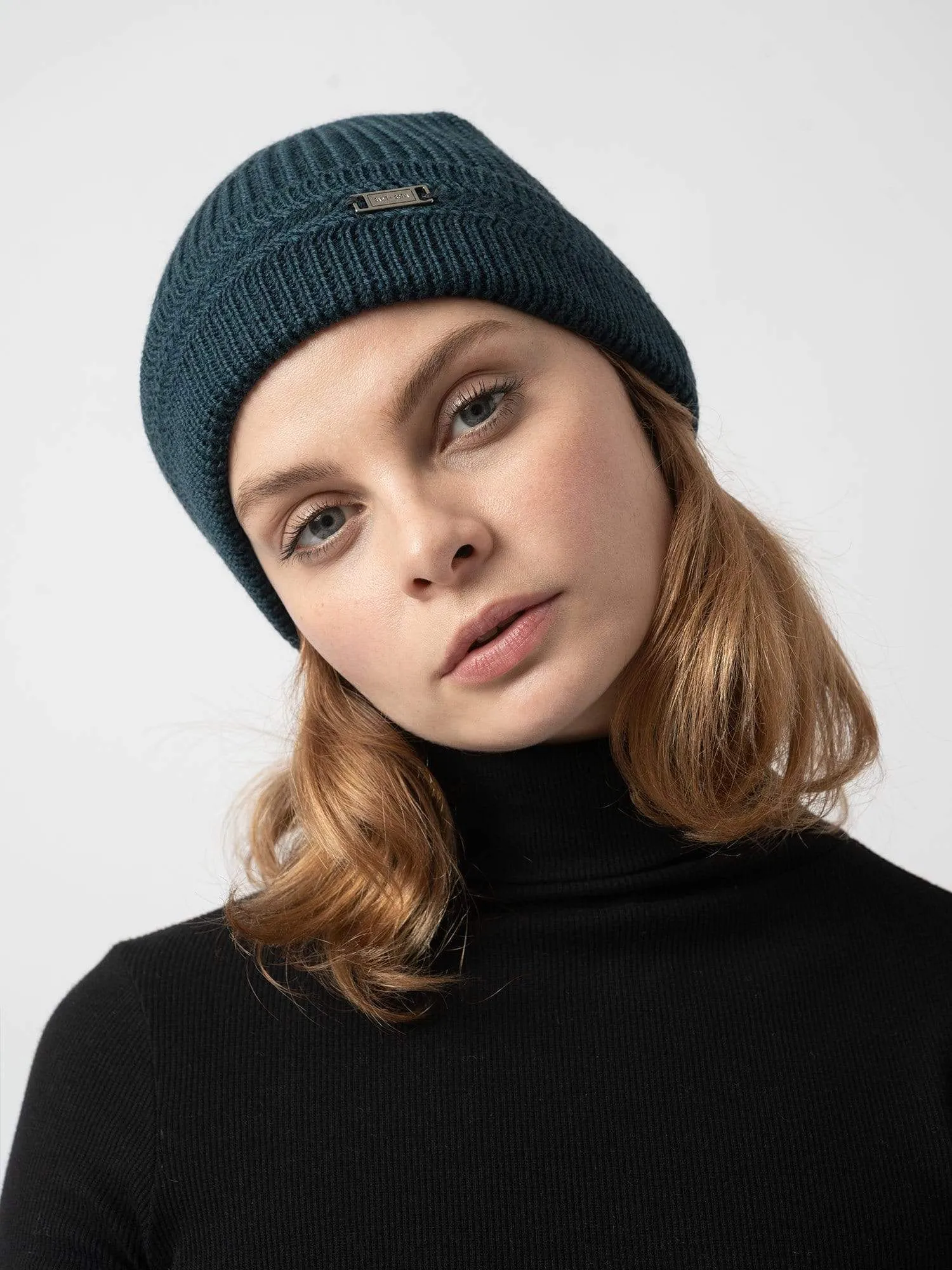 Merino Beanie - Petrol