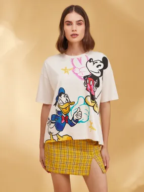 Mickey & Donald  Disney Printed T-Shirt