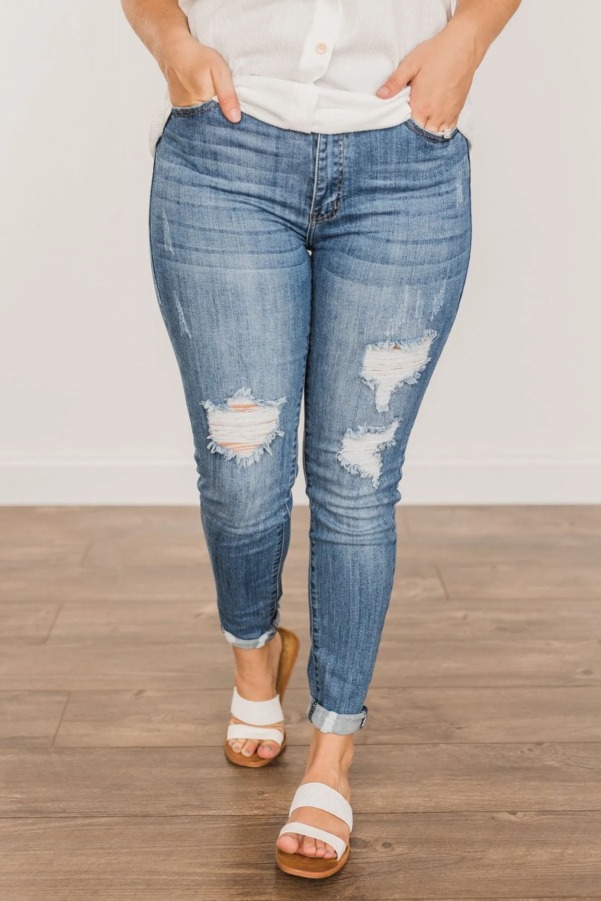 Nature Denim High-Rise Jeans- Jennifer Wash