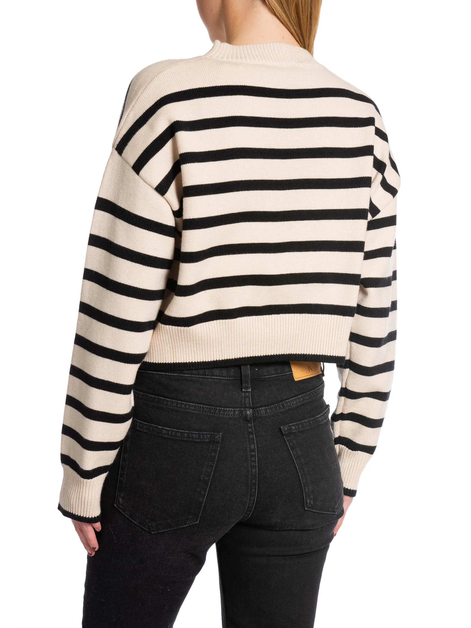 NEO NOIR SWEATER REBEKKA STRIPE SAND