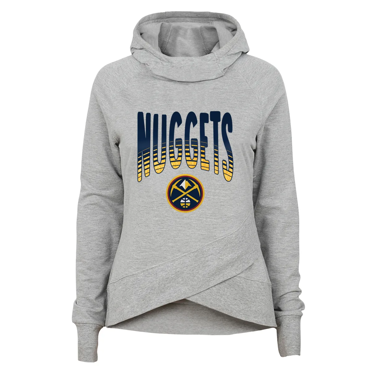 Nuggets Girl's Funnel Glitter Game Hoody