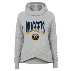 Nuggets Girl's Funnel Glitter Game Hoody