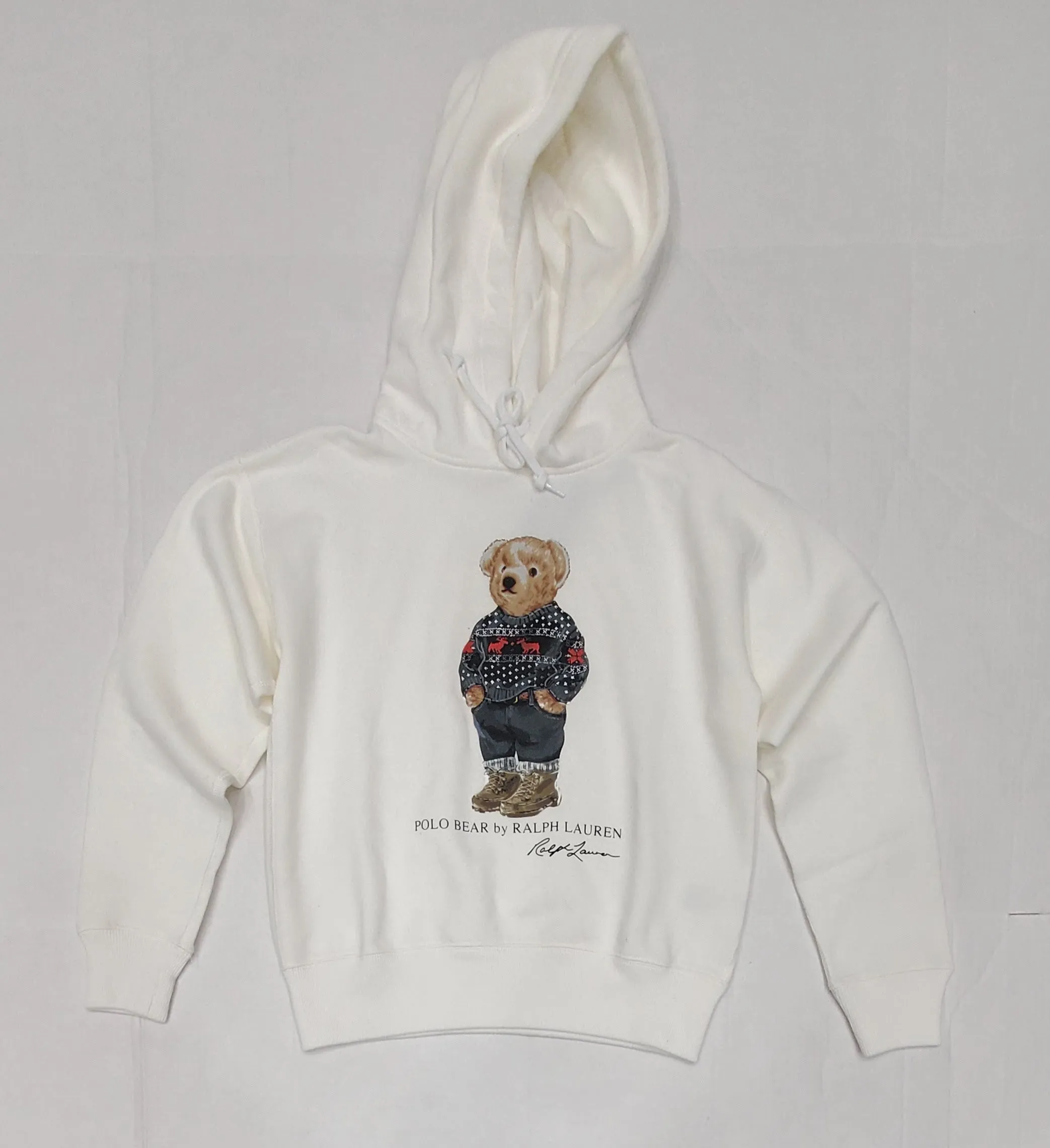 Nwt Polo Ralph Lauren Women's Reindeer Bear Hoody