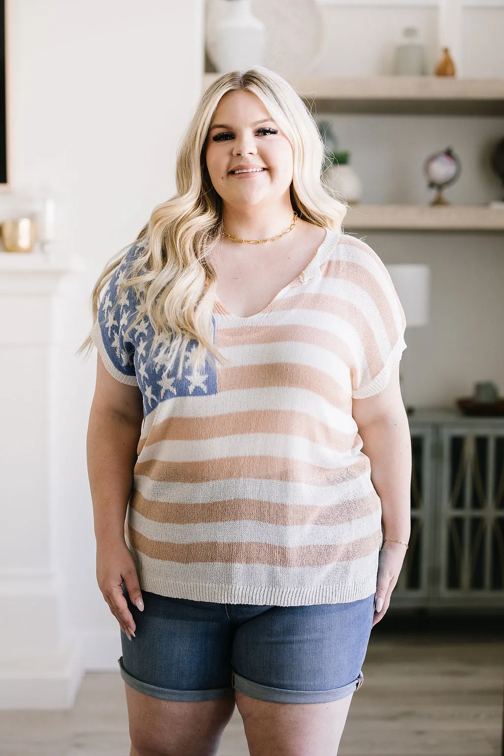 Old Glory Sleeveless Sweater