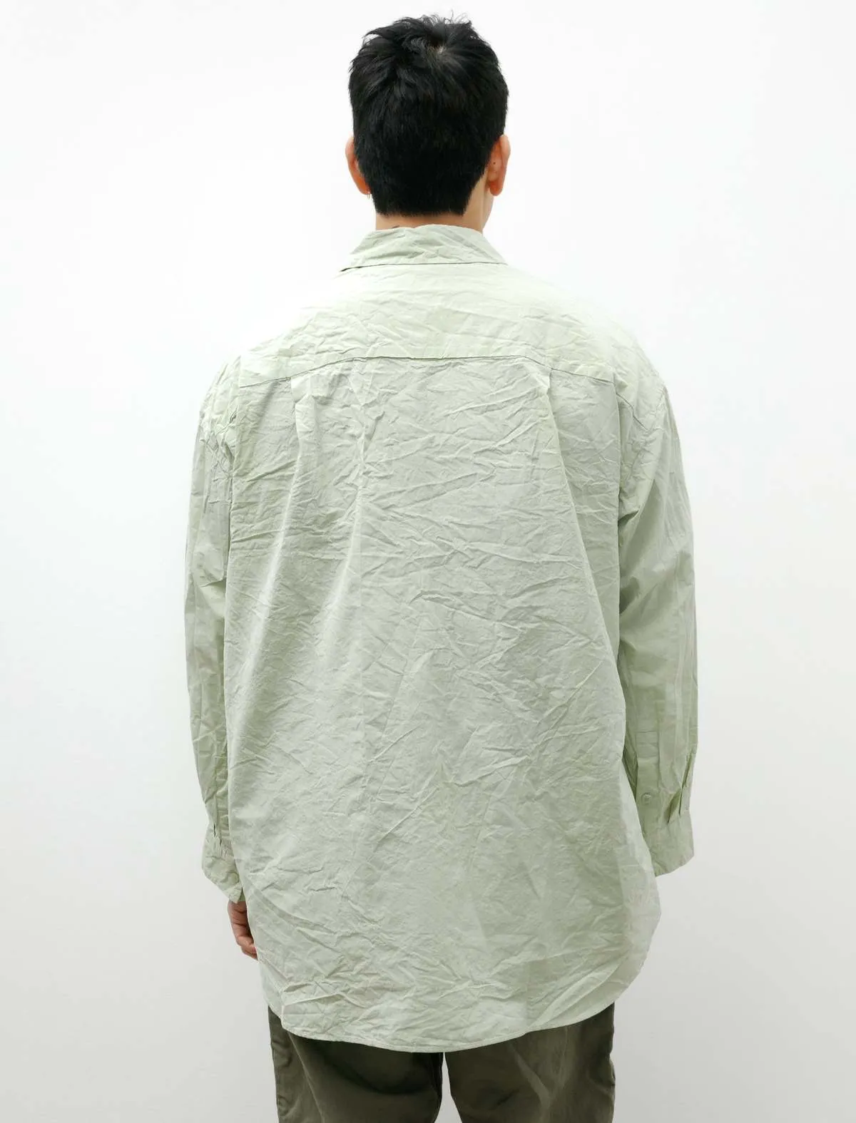 Paper Cotton Volume Shirt - Jade