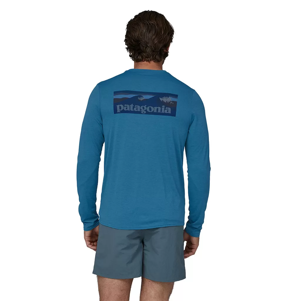 Patagonia Men's Long Sleeve Capilene Cool Daily Graphic Shirt - Waters