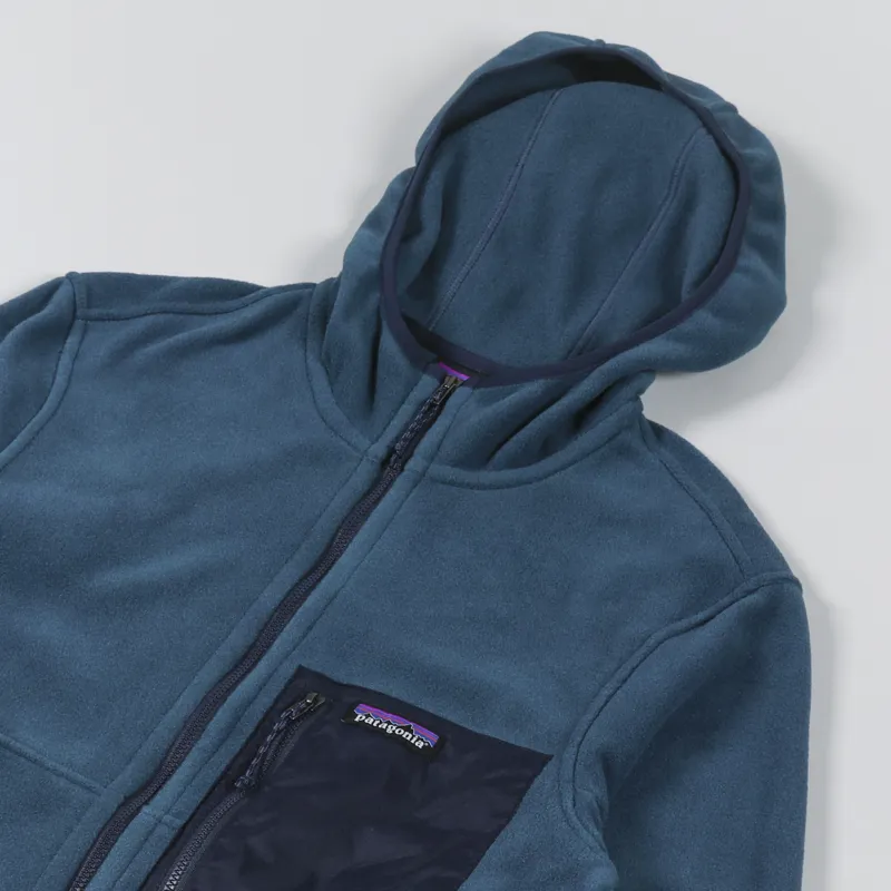 Patagonia Microdini Fleece Hoody Tidepool Blue