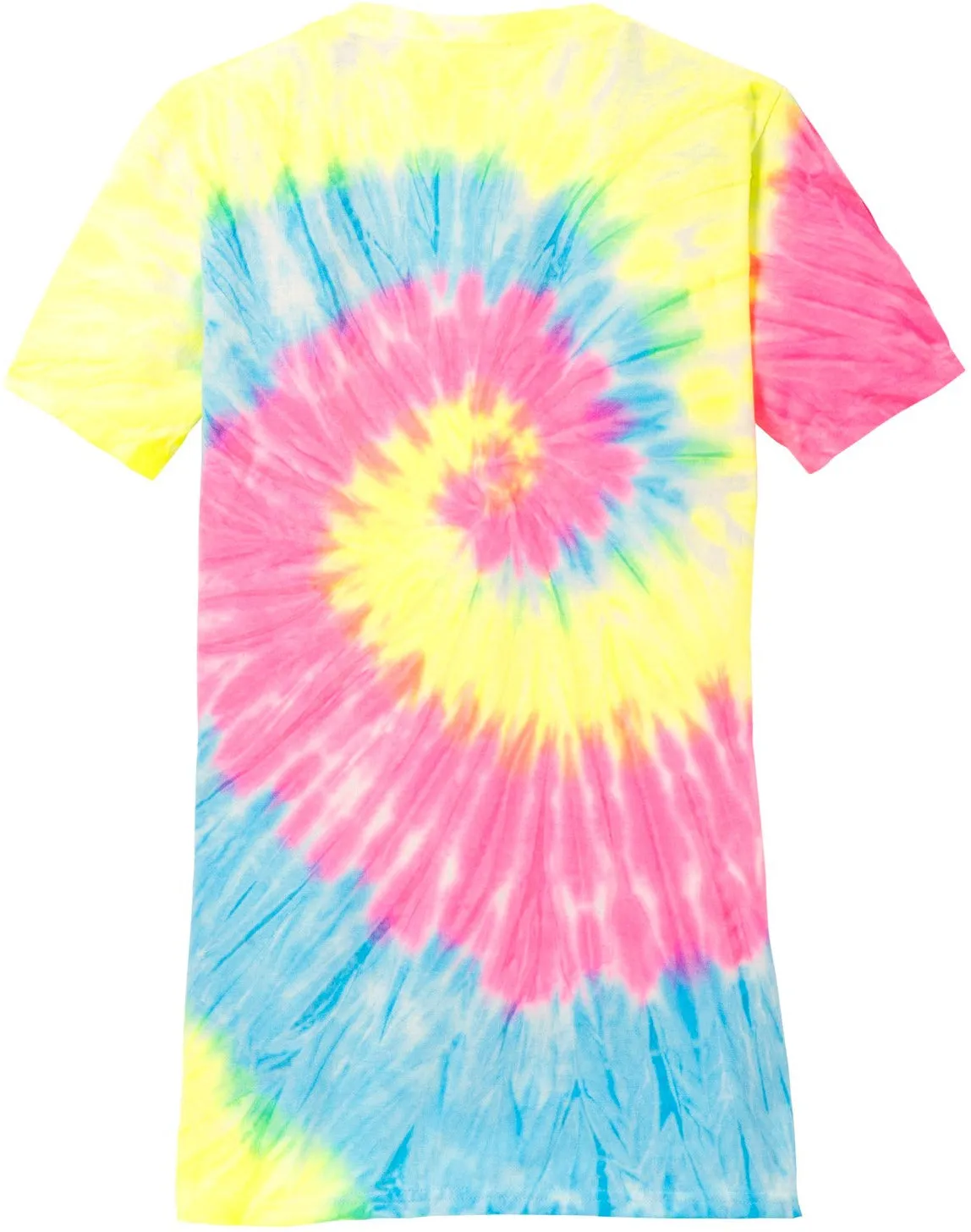 Port & Company Ladies Tie-Dye V-Neck Tee